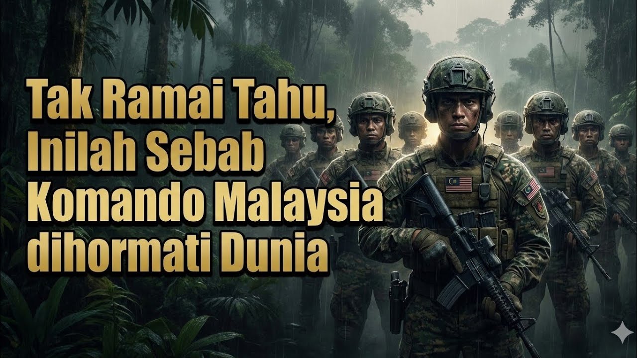 Ramai tak tahu latihan komando Malaysia bertaraf dunia. 