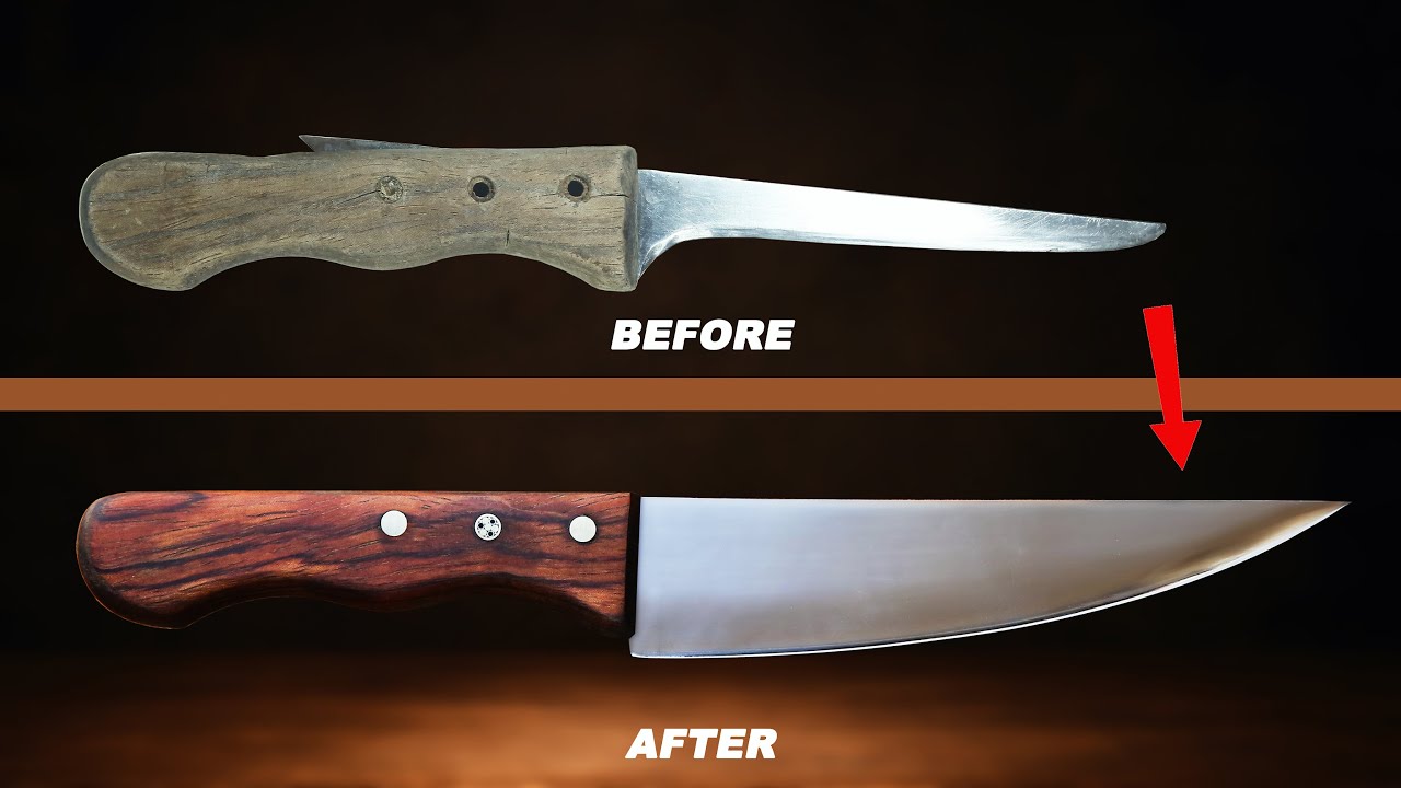 Full Restoration of a 20-Year-Old Kitchen Knife (Part 2) 