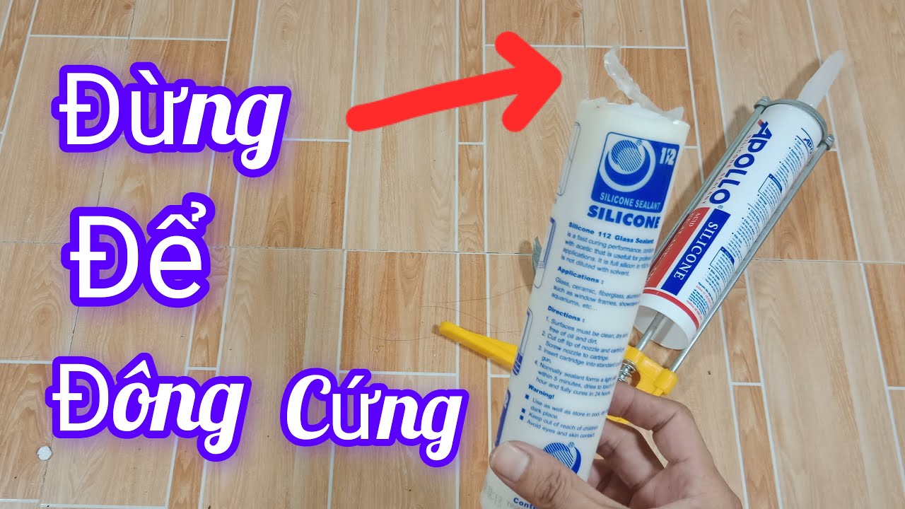 Mẹo hay , biết cách bảo quản nầy silicone sẽ không bao giờ bị đông cứng