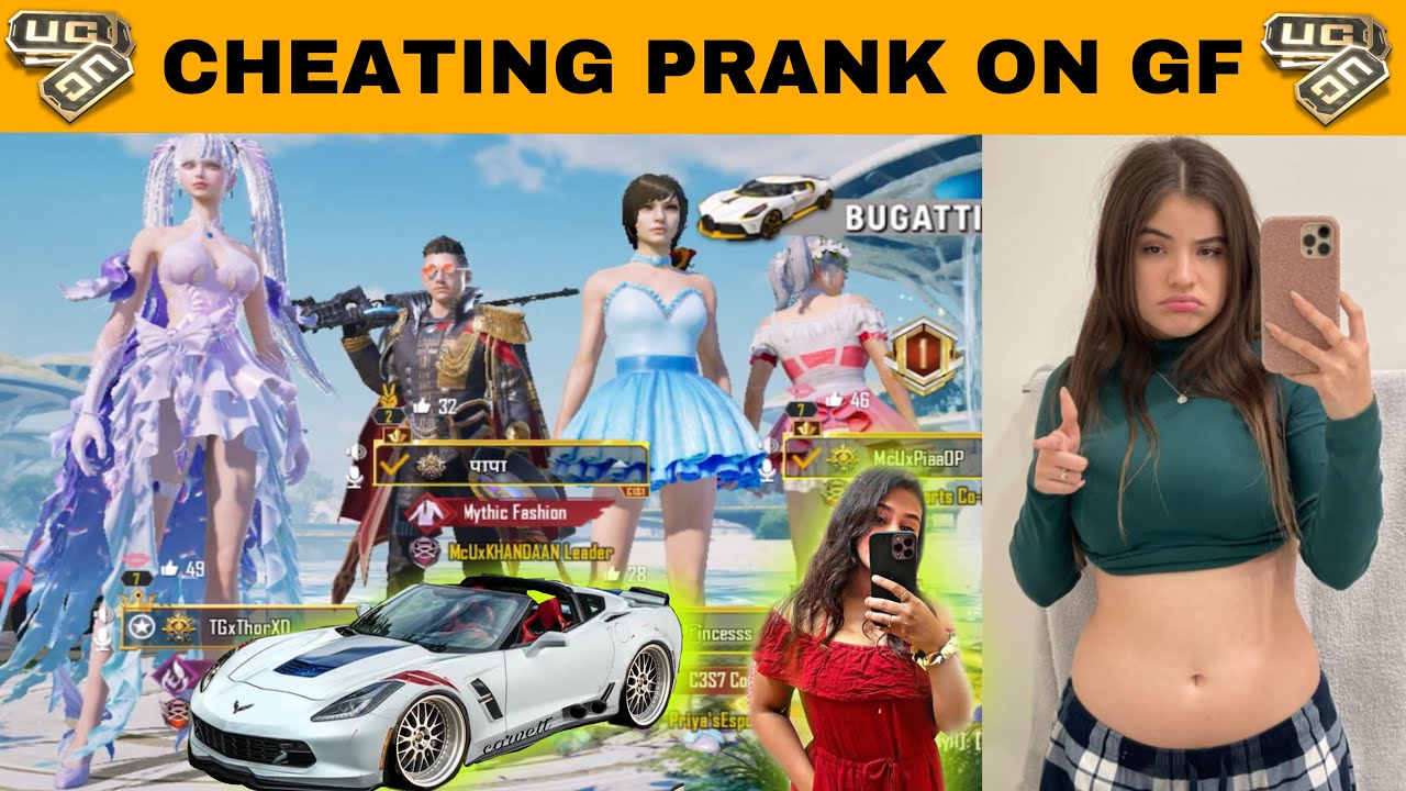 CHEATING PRANK ON GF ( PIAA YT ) GONE WRONG🥺 I GIFTED 81000 UC | 20 KILLS CHICKEN GAMPLAY🫡