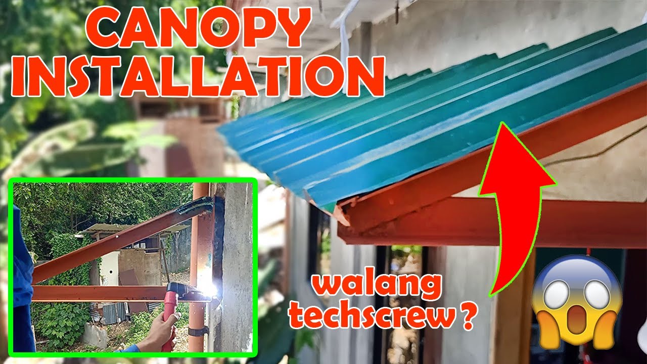 How To make CANOPY using angle bar.