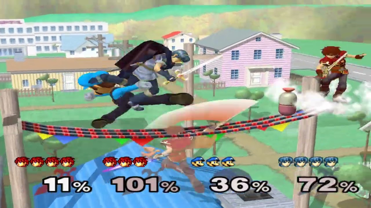 Super Smash Bros Melee (GCN) Melee VS Stock Team Match #132