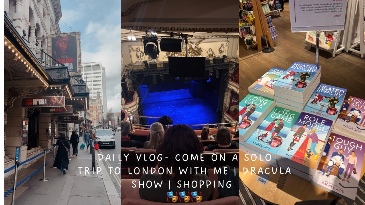 COME ON A SOLO TRIP TO LONDON WITH ME | DRACULA | SHOPPING | ELISHA HODGSON 