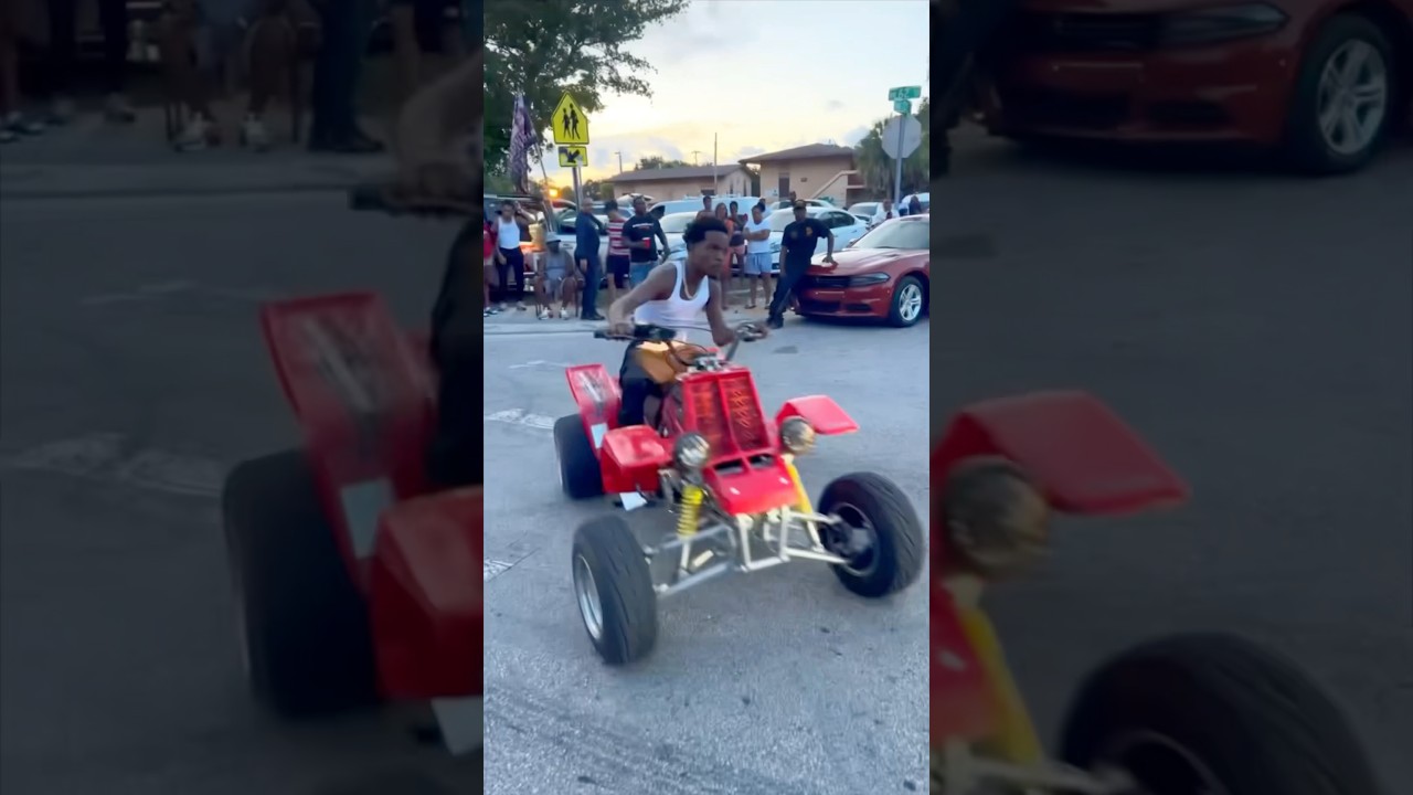 Bro Went Loco on the 4-Wheeler