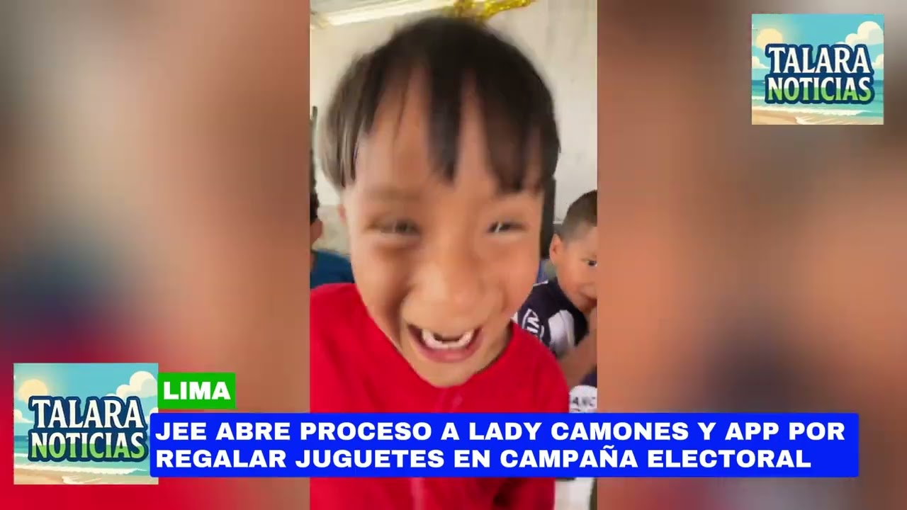 JEE abre proceso a LADY CAMONES Y APP, por regalar regalos a niños en navidad.