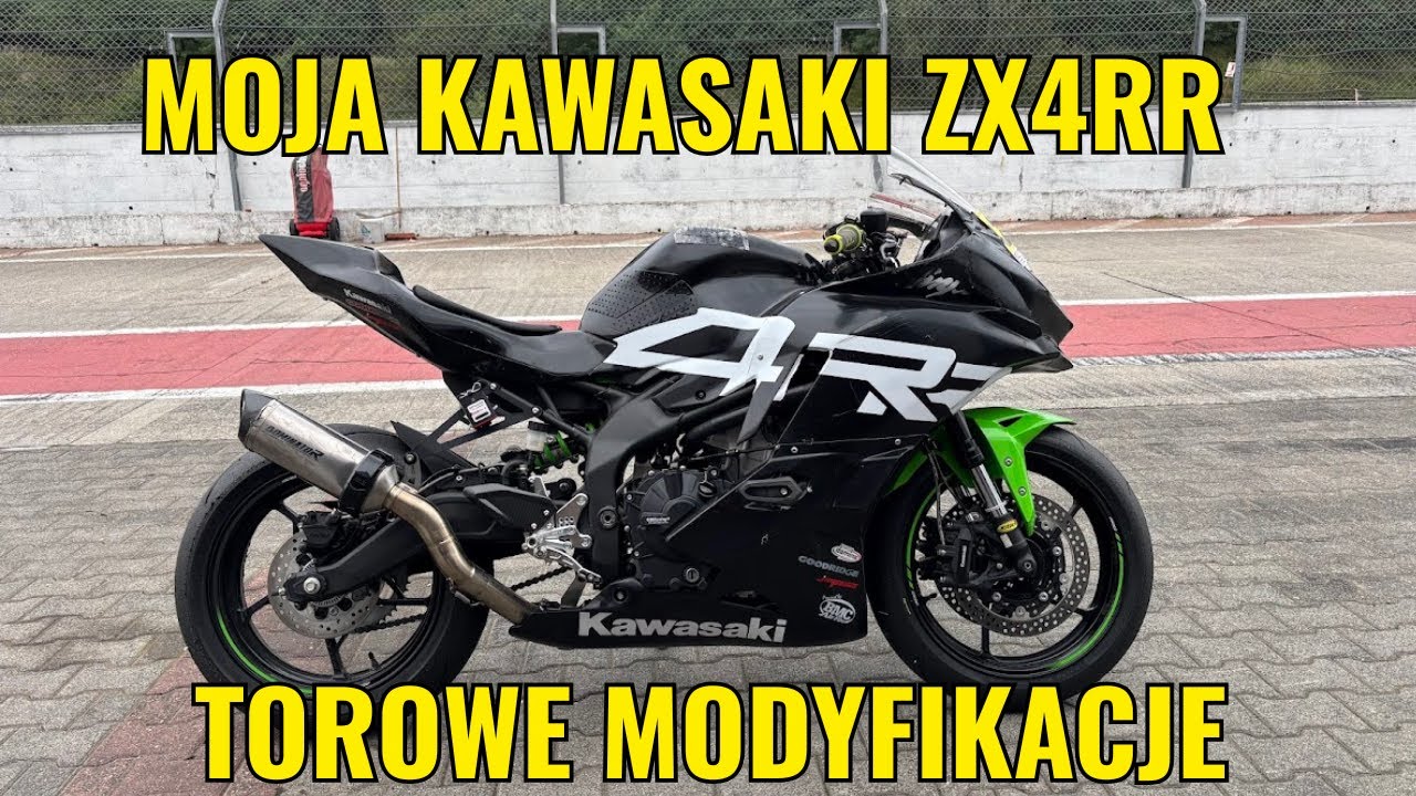 Kawasaki Ninja ZX4RR modyfikacje torowe - race bike