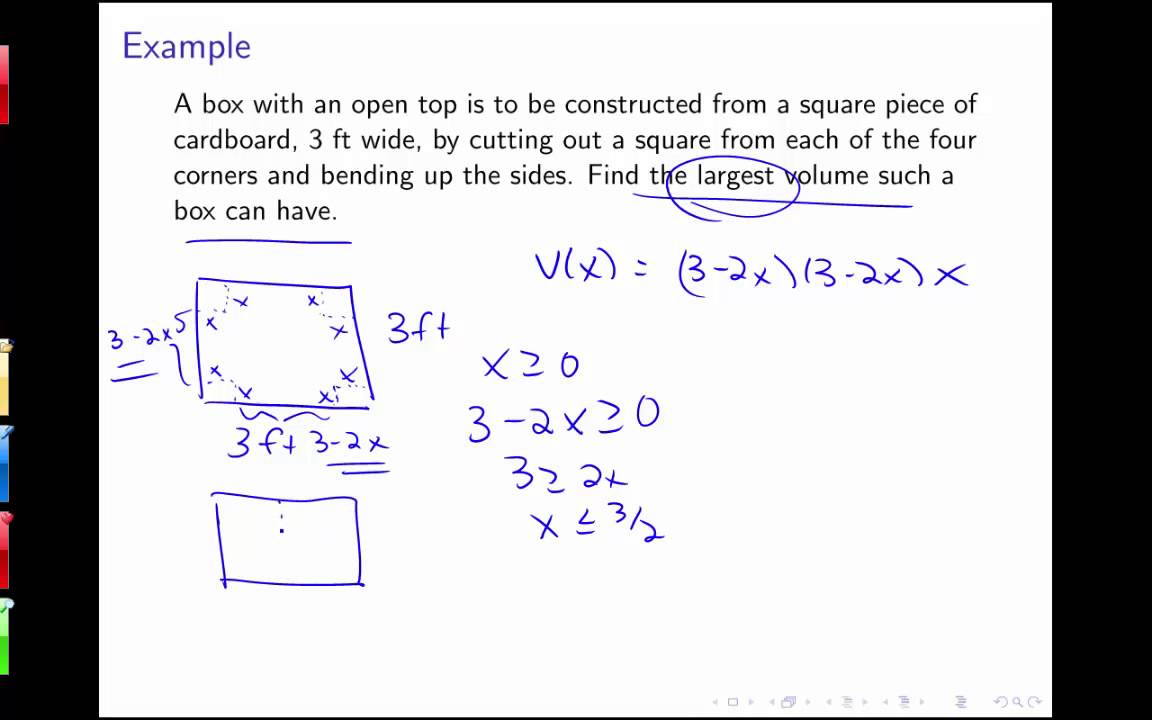 Section 4.7: Optimization Problems