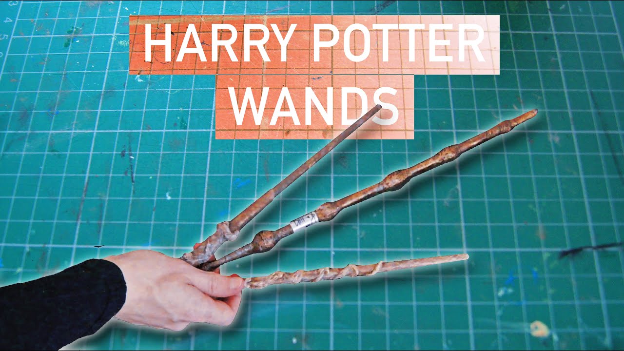 How To Make Harry Potter Wands! DIY Paper Prop Craft (Easy) ✨