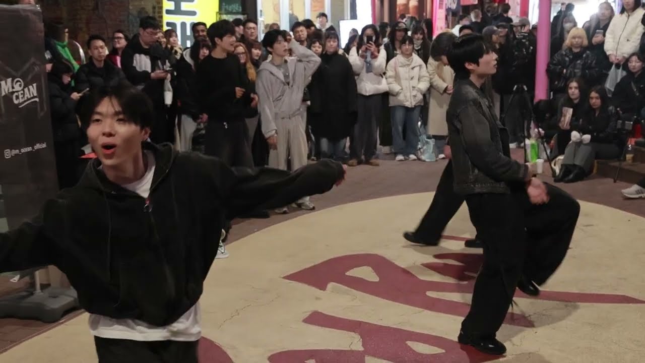 KPOP&JHKTV 4k]Mocean in hongdae kpopdance#90's LoveNCT U#모션 찬욱홍대케이팝댄스#90도 사랑