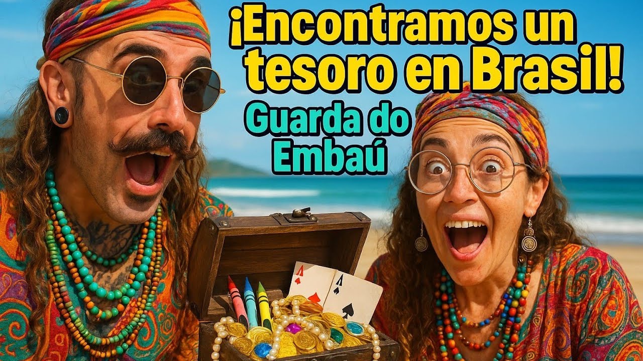¿La Playa MÁS LINDA de todo BRASIL? 😱 Descubrimos el TESORO de GUARDA DO EMBAÚ 🌴