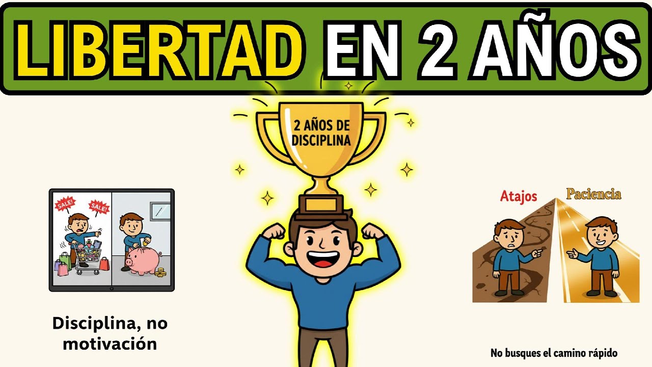 Ganas poco, pero quieres ser libre: el plan de 2 años que nadie te explicó 💸