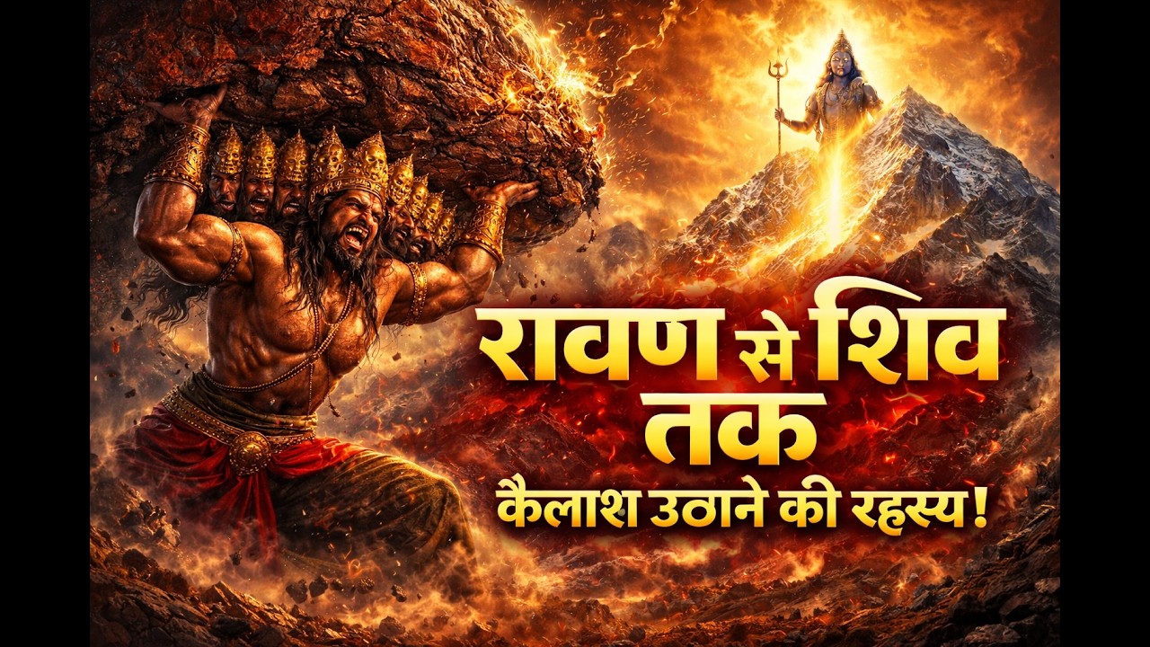 महाशिवरात्रि विशेष 🔱 रावण और कैलाश की कथा | शिव ने अंगूठे से तोड़ा अहंकार