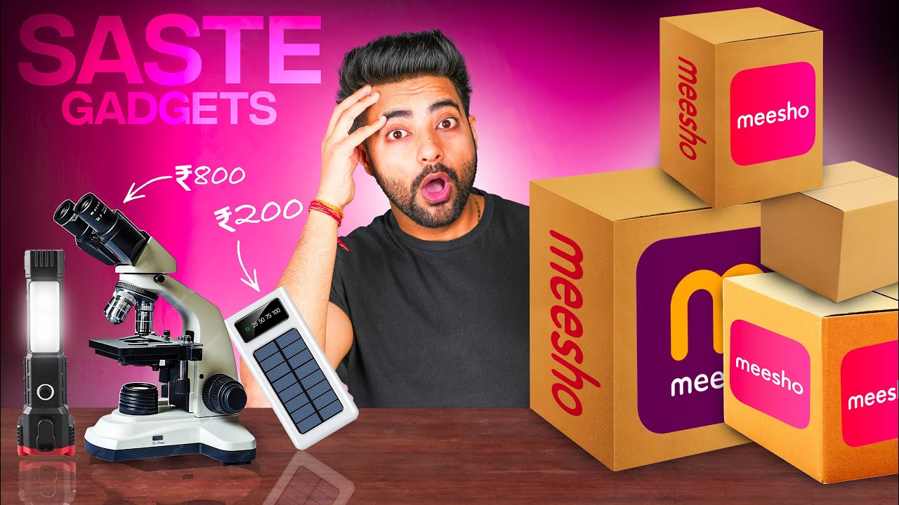 I TESTED SASTE GADGETS FROM MEESHO !!