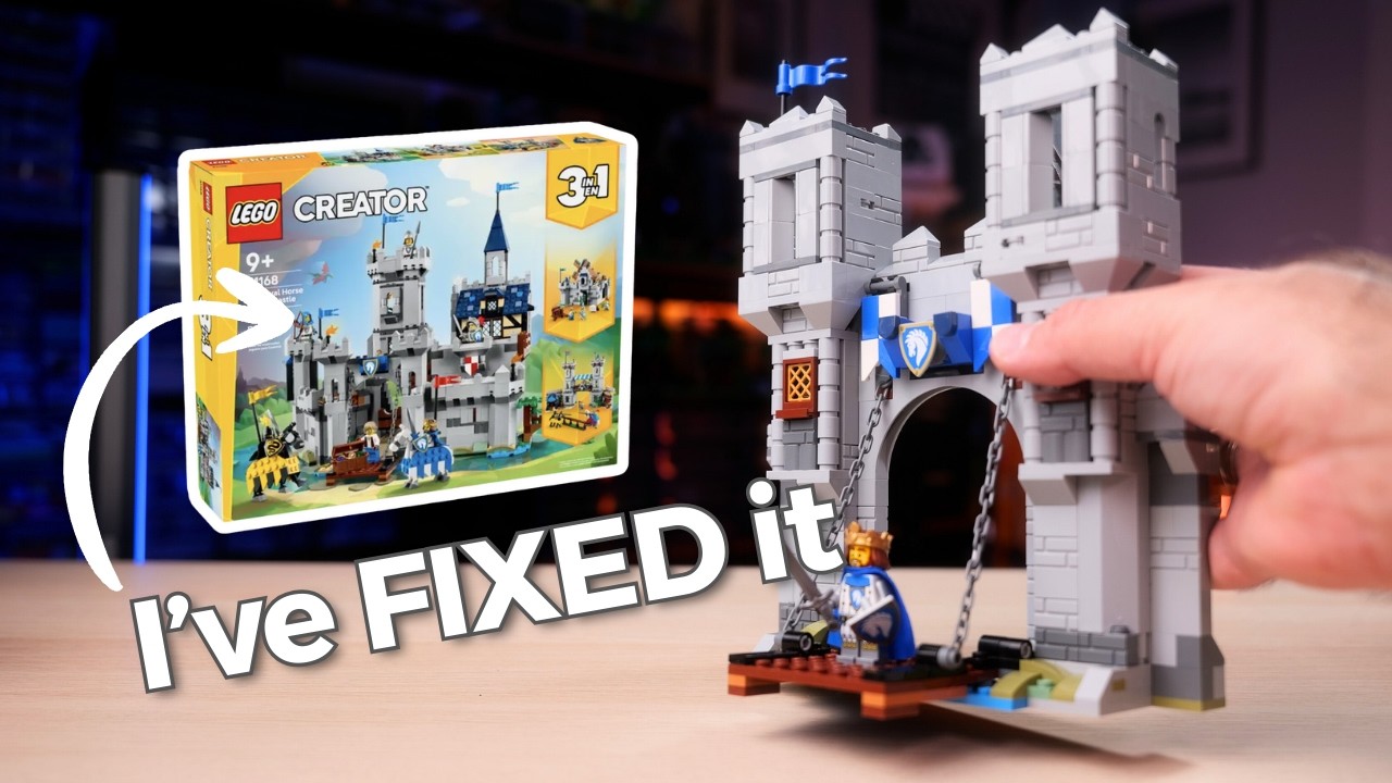 Fix LEGO 31168 Castle Front Gate With This Simple Modification
