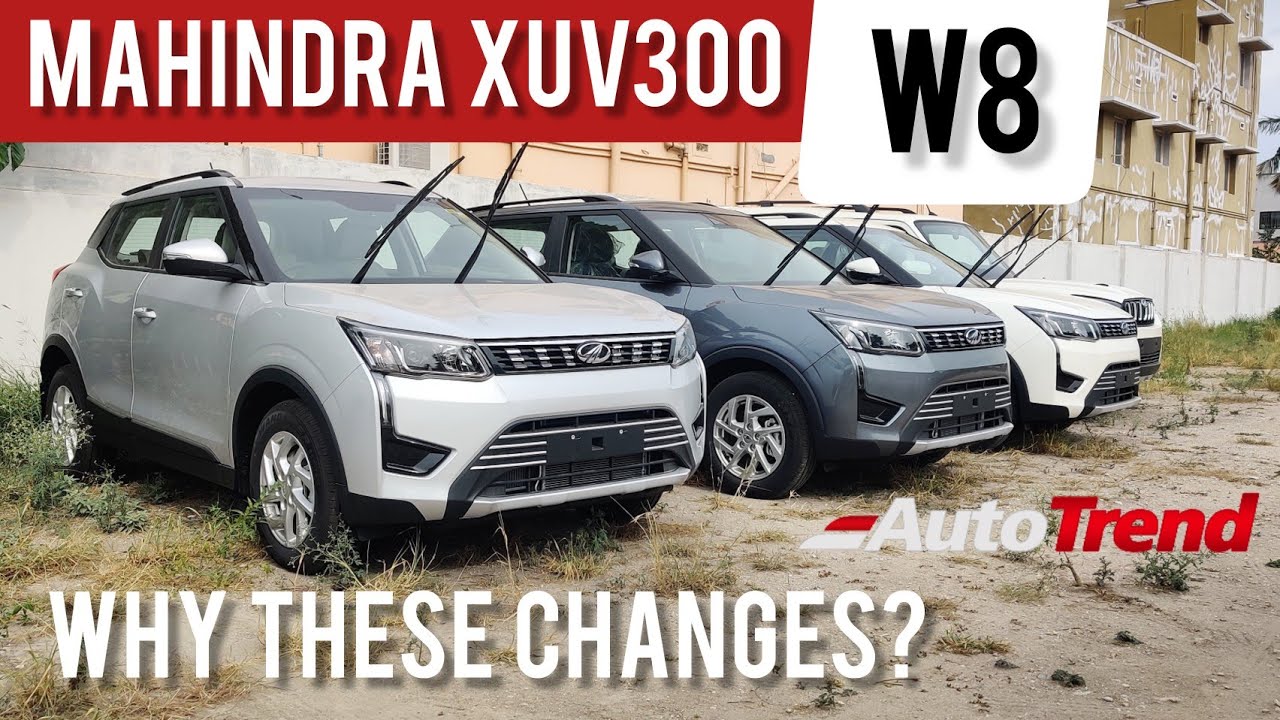 Why these changes? | 2022 Mahindra XUV300 W8 Updated Variant Walkaround Review | TeamAutoTrend