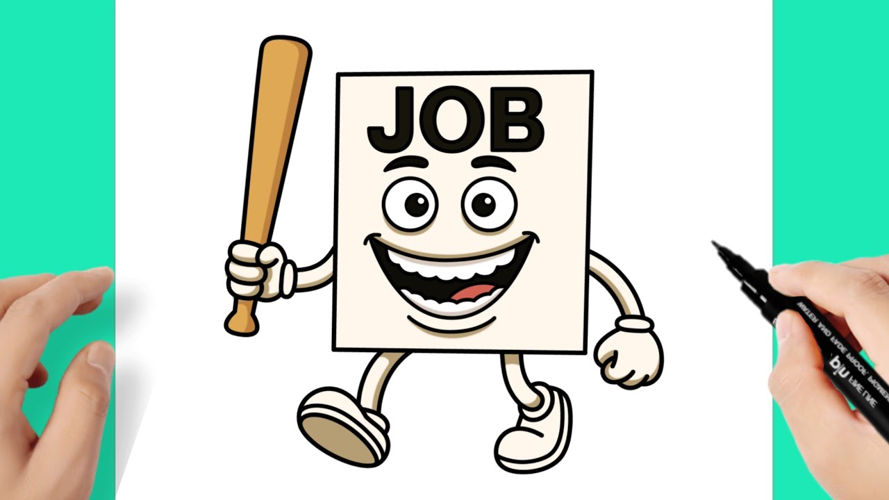 Como dibujar Job Job Job Sahur