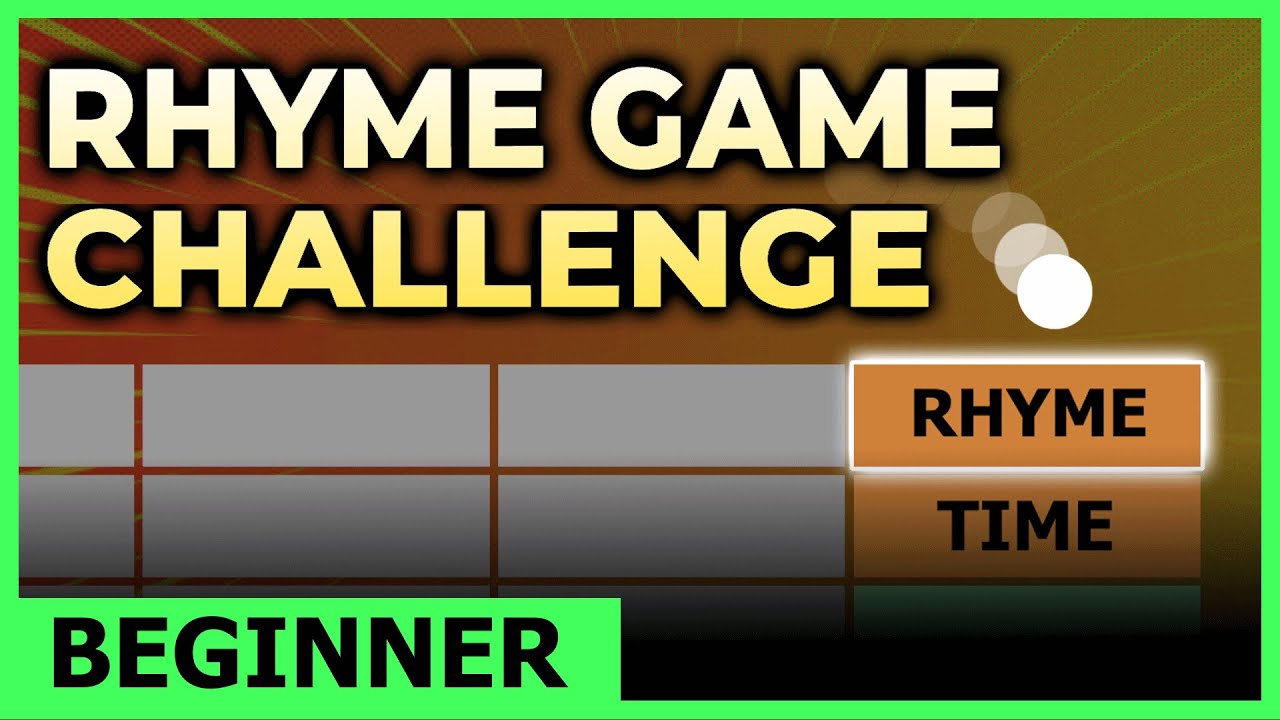 Freestyle Rap Challenge #5 - Rap on Beat With This Rhyming Tool
