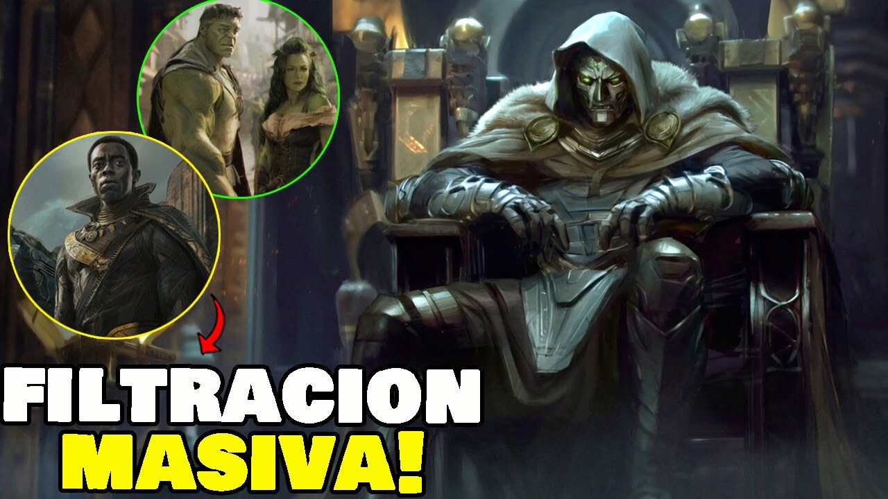 ¡FILTRARON TODA AVENGERS DOOMSDAY! Doctor Doom, Nuevo Black Panther, Ultron, Young Avengers y Speed!