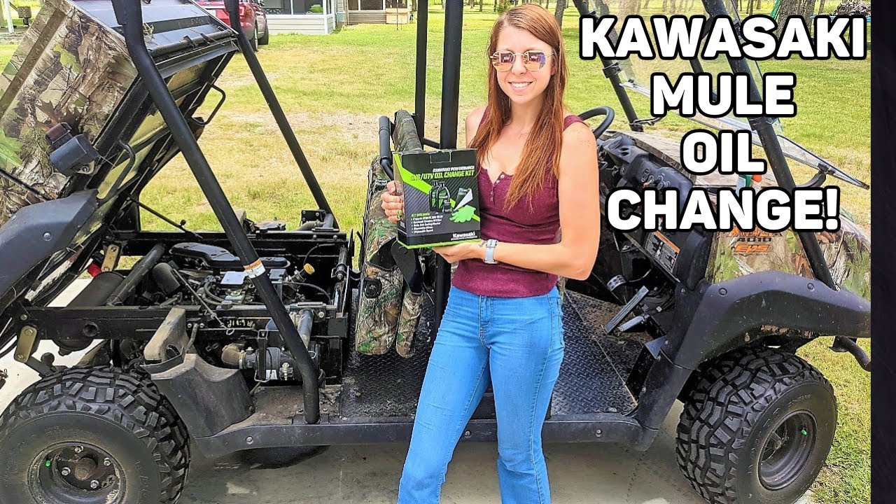 КАК СДЕЛАТЬ — Замена масла на Kawasaki Mule 4010 Trans4x4