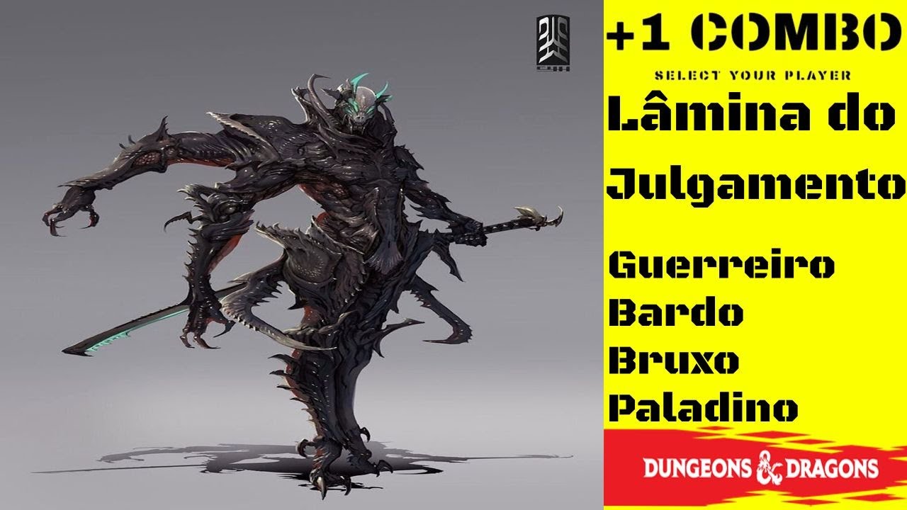 Guerreiro/Bardo/Bruxo/Paladino - Lâmina do Julgamento para Dungeons and Dragons 5e