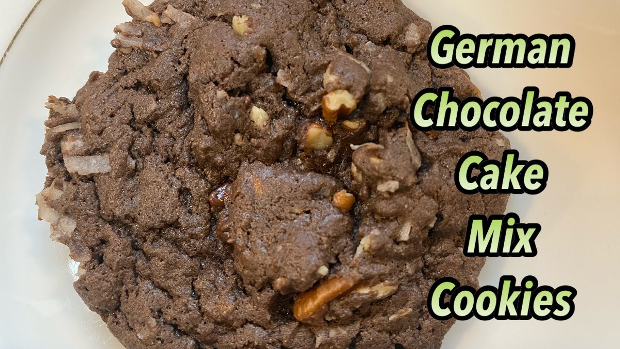 German Chocolate Cake Mix Cookies/ Twisted Mike’s