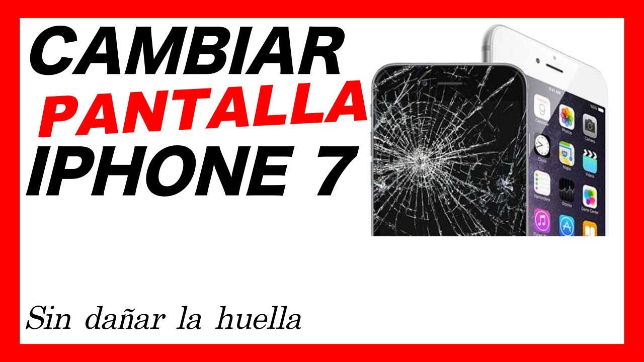 REPARACIÓN IPHONE 7 CAMBIAR PANTALLA SIN DAÑAR LA HUELLA