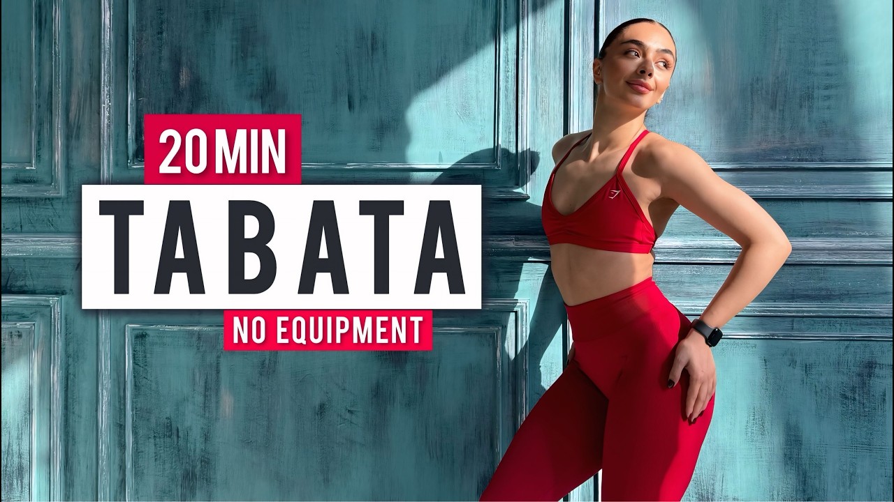 20 MIN TABATA HIIT - Full Body Fat Burn 🔥 No Equipment, No Repeat