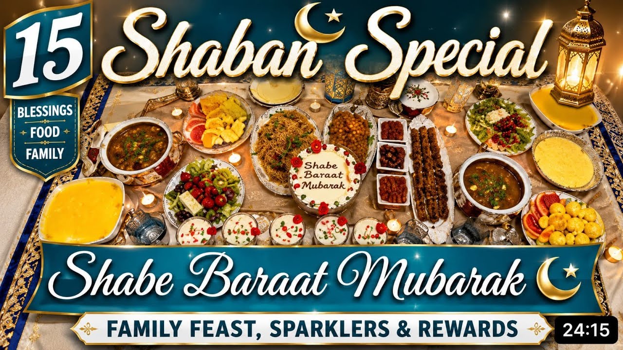 15 Shaban Special🌙 | Family Feast, Sparklers & Remembering Imam Mahdi (a.s.)