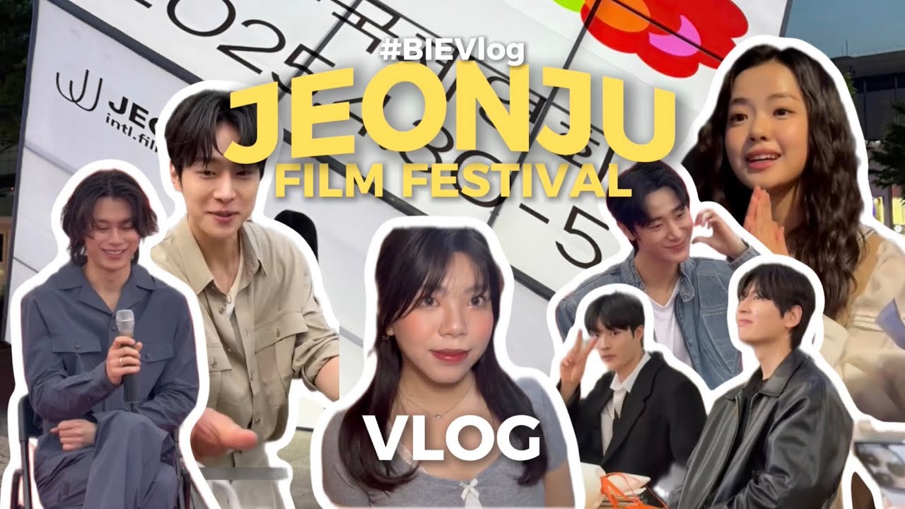 PERGI KE JEONJU INTERNASIONAL FILM FESTIVAL ❤️‍🔥 Pertama kali aku ke festival film! SOOO EXCITED🫵🏻