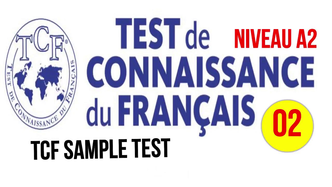 TCF blanc - Test de connaissance du français A2- Video 2