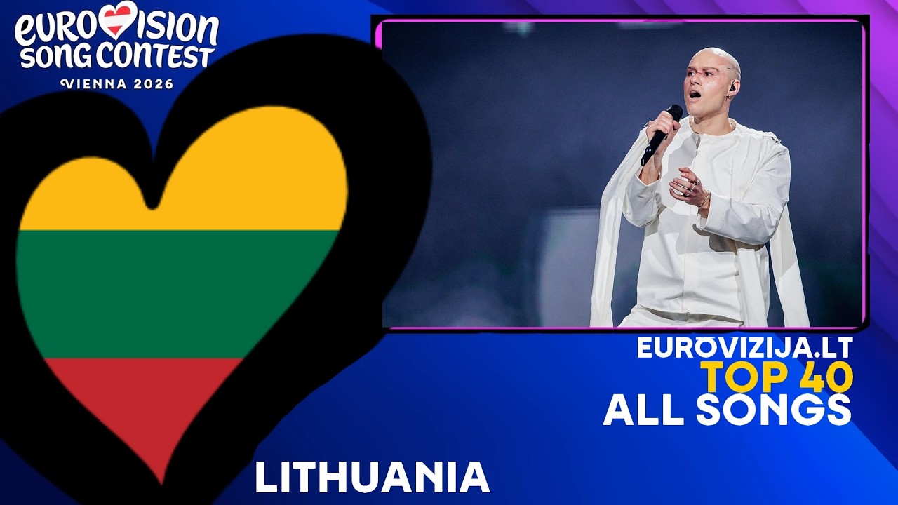 EUROVISION 2026 | 🇱🇹 LITHUANIA - MY TOP 40 EUROVIZIJA.LT