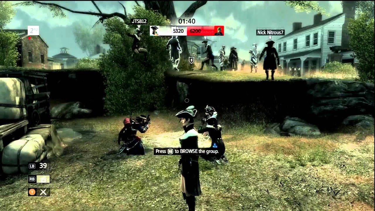 Assassin's Creed 3 - Multiplayer Gameplay - Manhunt Season vs TSM Game 2