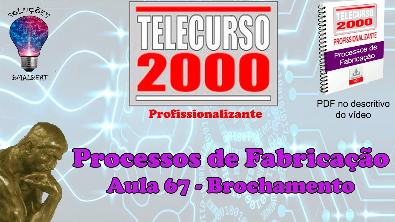 Telecurso 2000 - Processos de Fabricação - 67 Brochamento