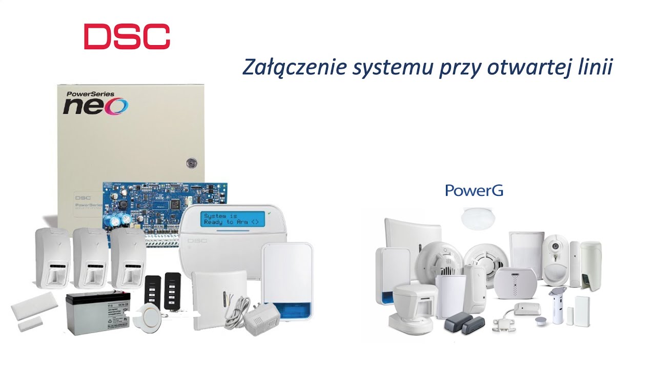 Załączenie systemu przy otwartej linii