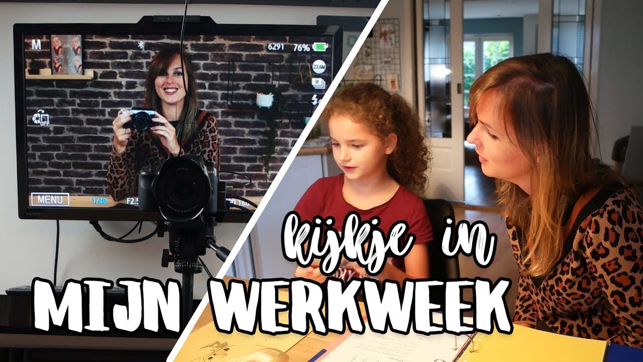 Zo ziet mijn WERKWEEK als FULLTIME YOUTUBER en MOEDER eruit #vlog 19