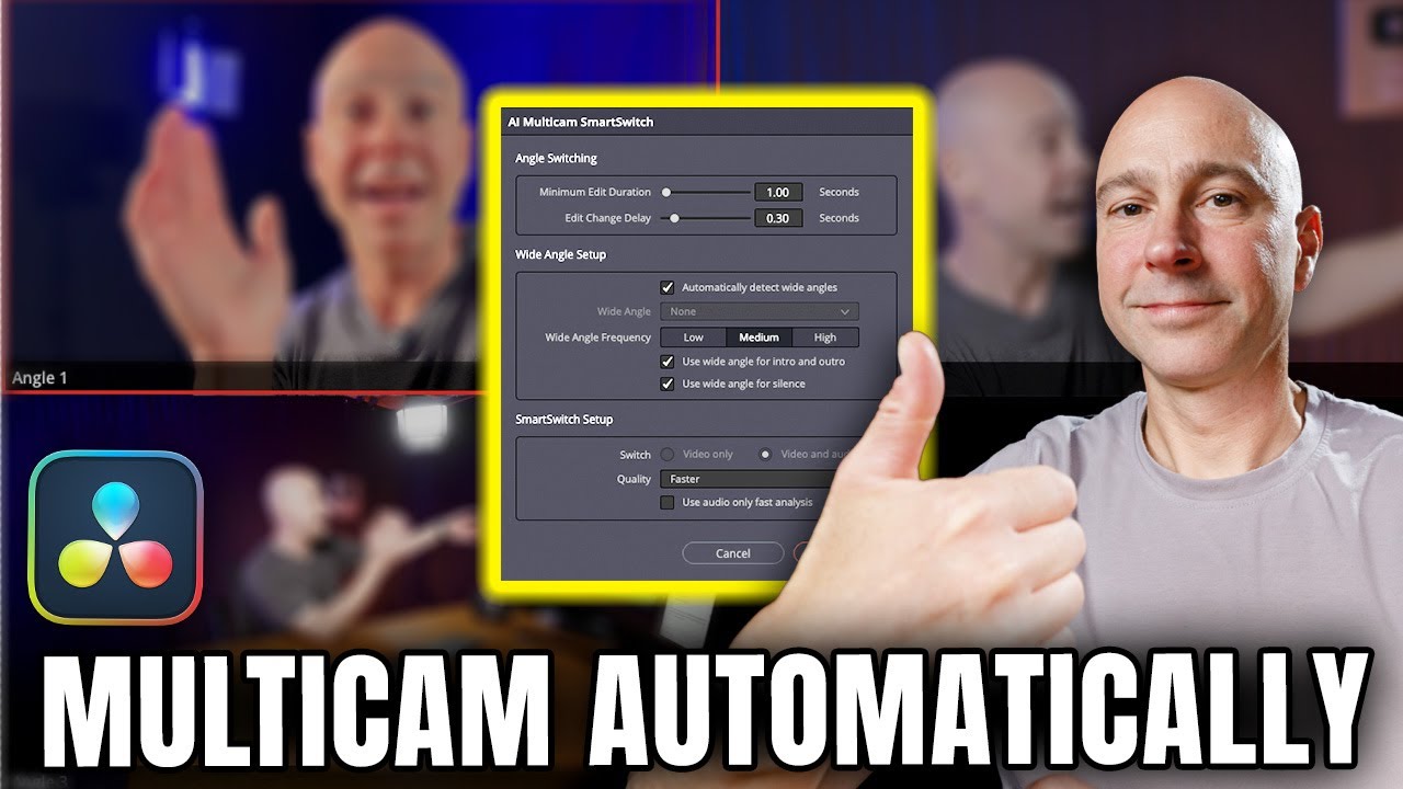 DaVinci Resolve 20 for Beginners – Smart Switch Multicam Editing Made EASY!