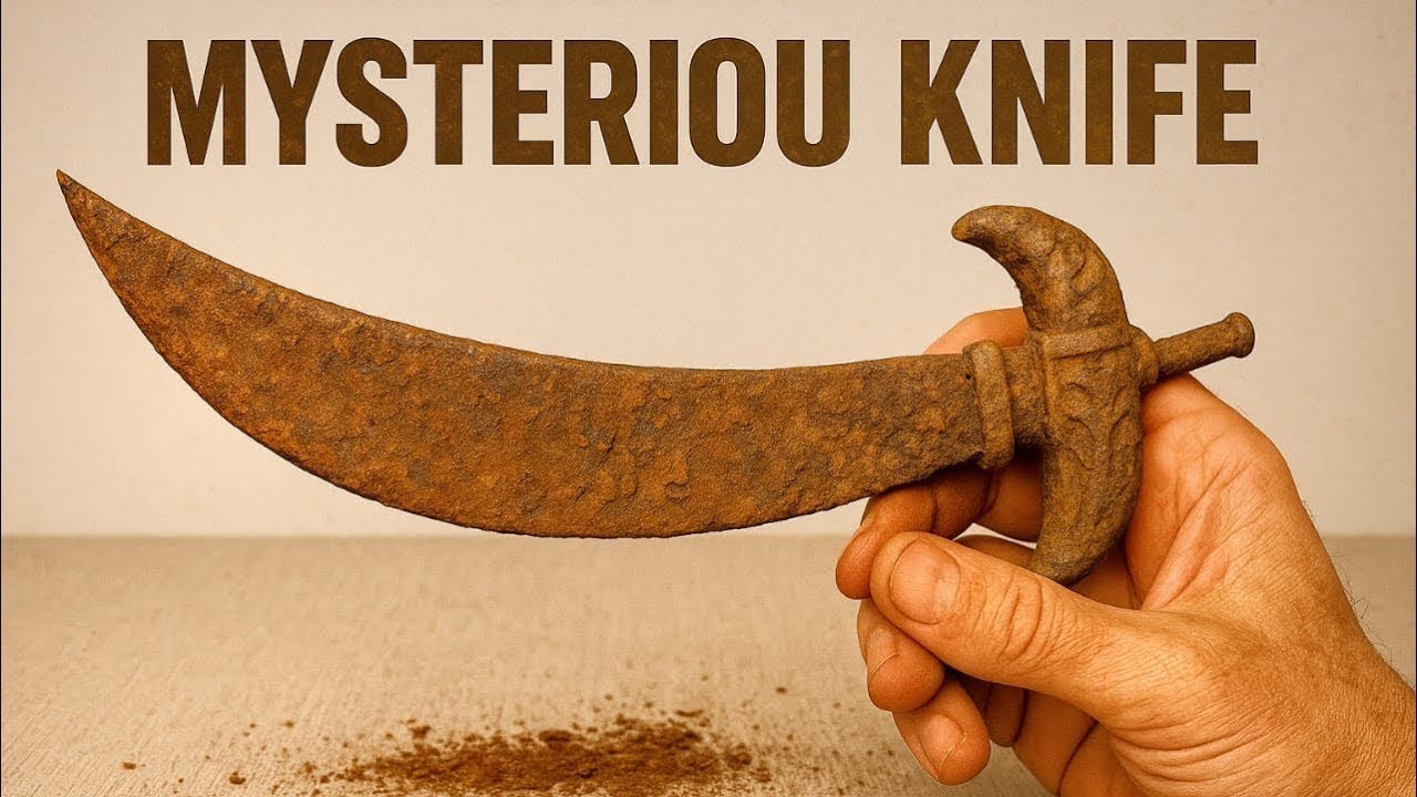 150 Years Rusty Underground! Antique Phantom Knife Restoration