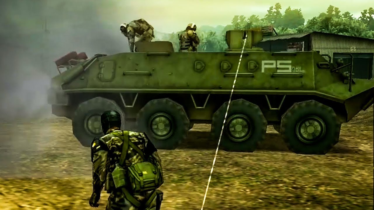 ARMORED VEHICLE BATTLE: BTR-60 PA - Extra Ops 69 - Metal Gear Solid: Peace Walker (PS3) Gameplay