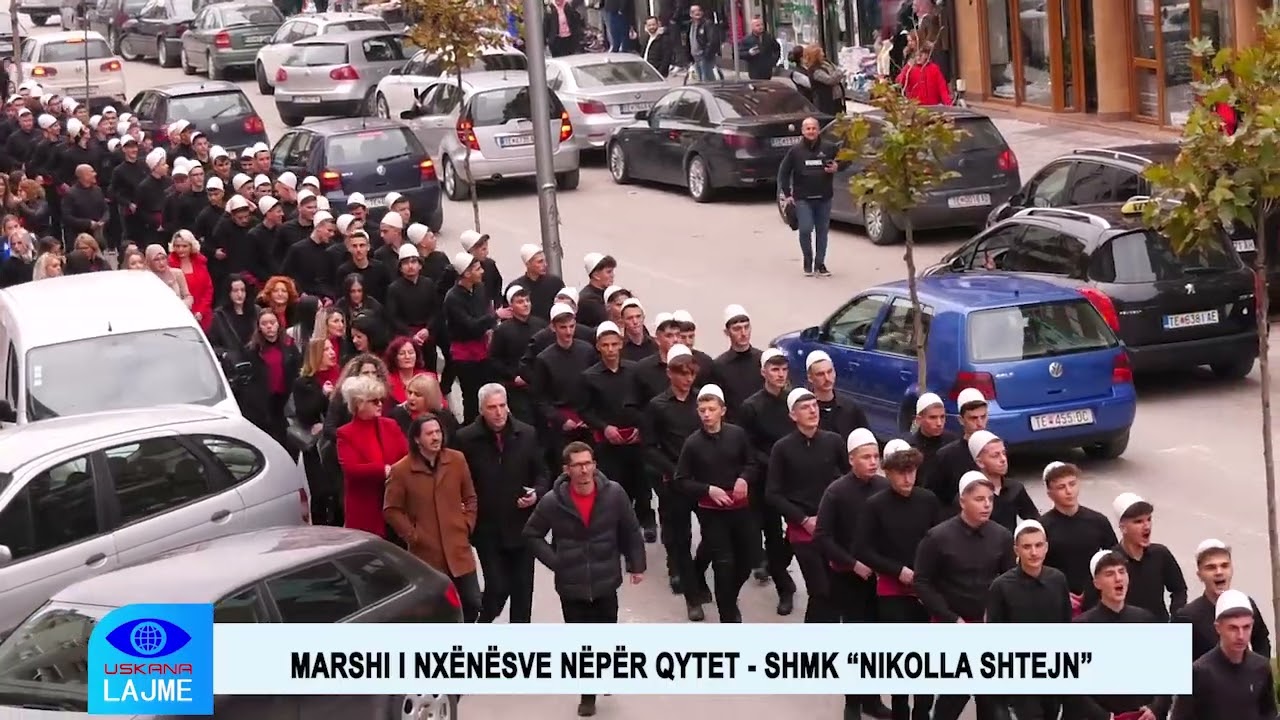 MARSHI I NXËNËSVE NËPËR QYTET   SHMK “NIKOLLA SHTEJN”