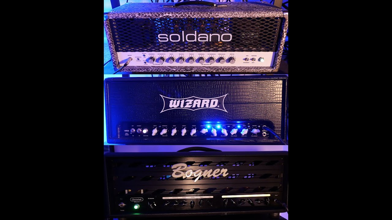 Metal Amp Shootout Part 3: Soldano SLO-100, Wizard Hellrazor KT150, Bogner Uberschall Rev Green