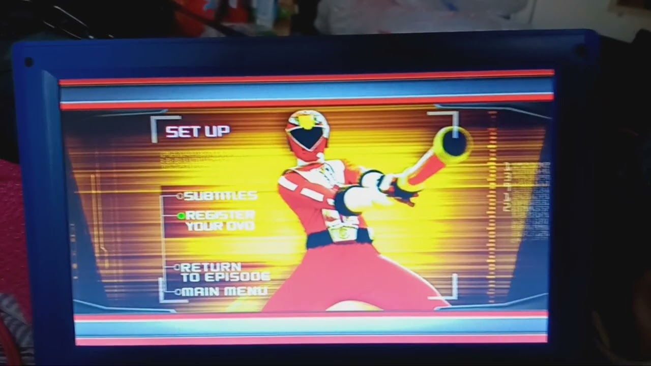 Power Rangers RPM: Start Your Engines 2009 DVD Menu Walkthrough