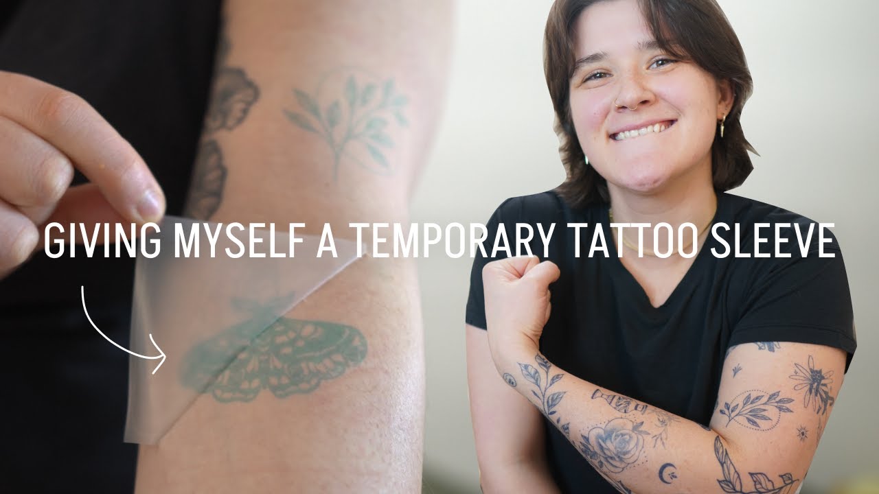 Giving Myself a Temporary Tattoo Sleeve (again) with Inkbox Tattoos ✷ Inkbox Review ✷