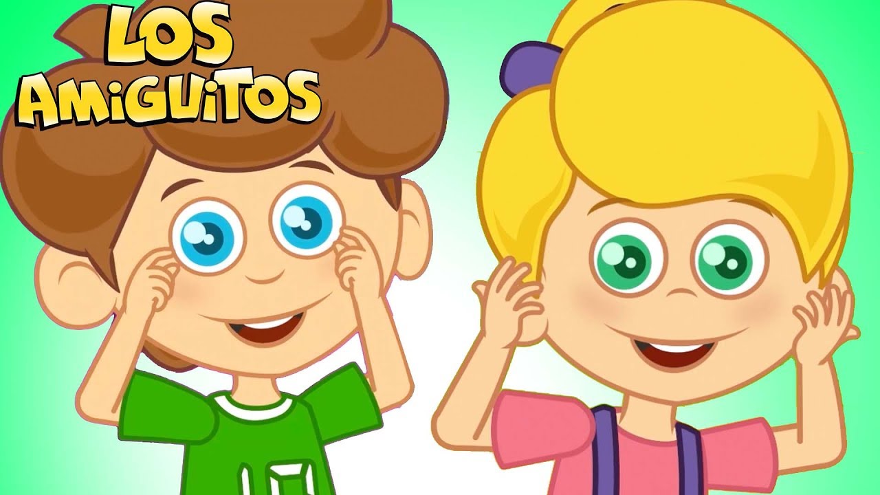 Cabeza Hombros Rodillas y Pies y muchas mas Cancion Infantil | Los Amiguitos