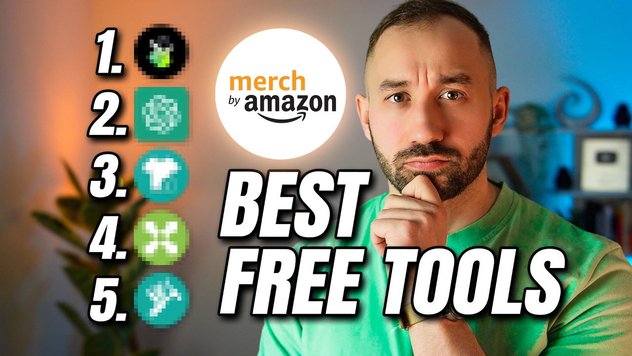 Top 5 FREE Tools For Amazon Merch in 2025!