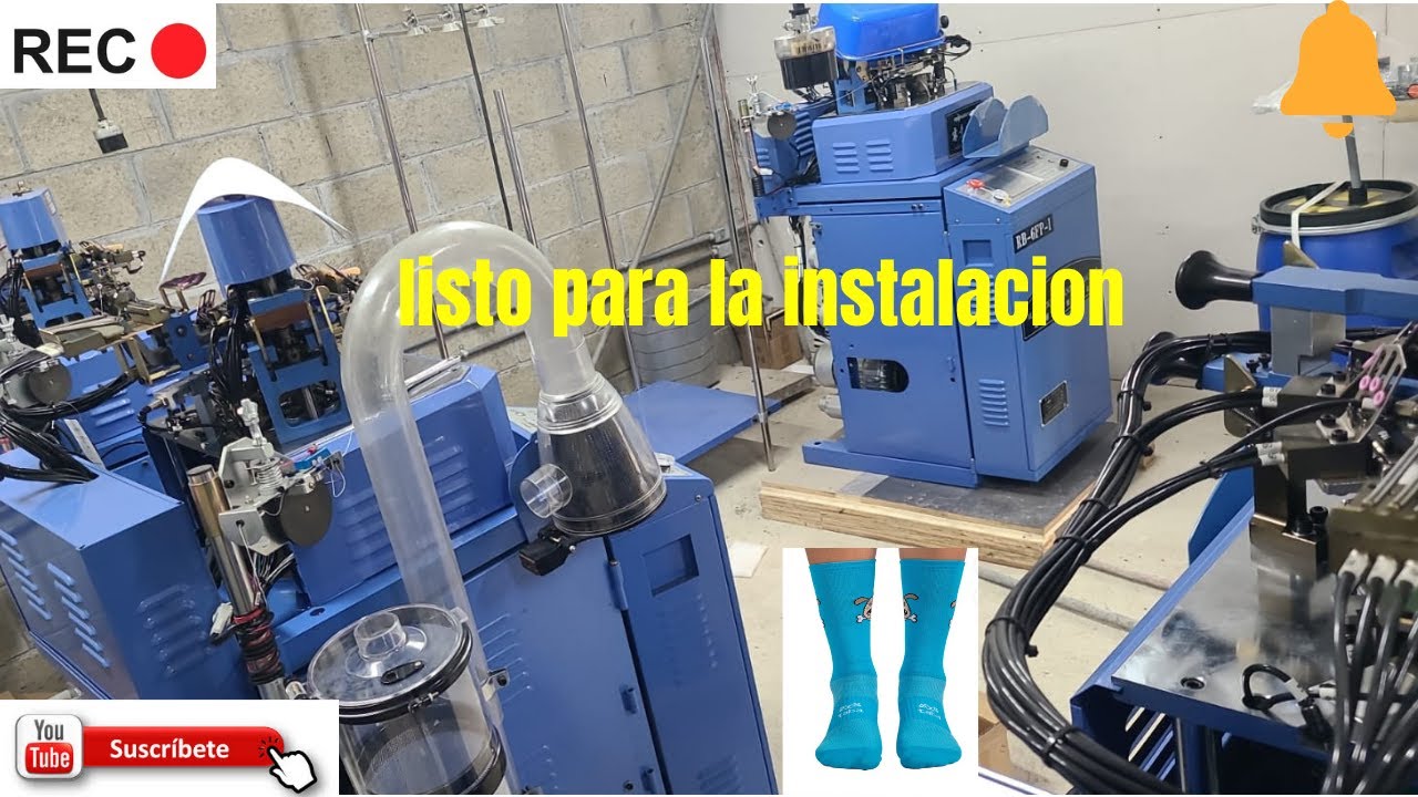 🔧🧦instalacion, diseño producción de MEDIAS🧦🧦
