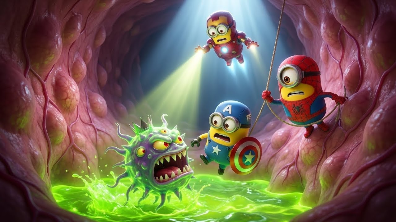 Minions’ Silly Escape from the  ACID Pit! 🧪😱 Funny & Satisfying Adventure | Minion Animation