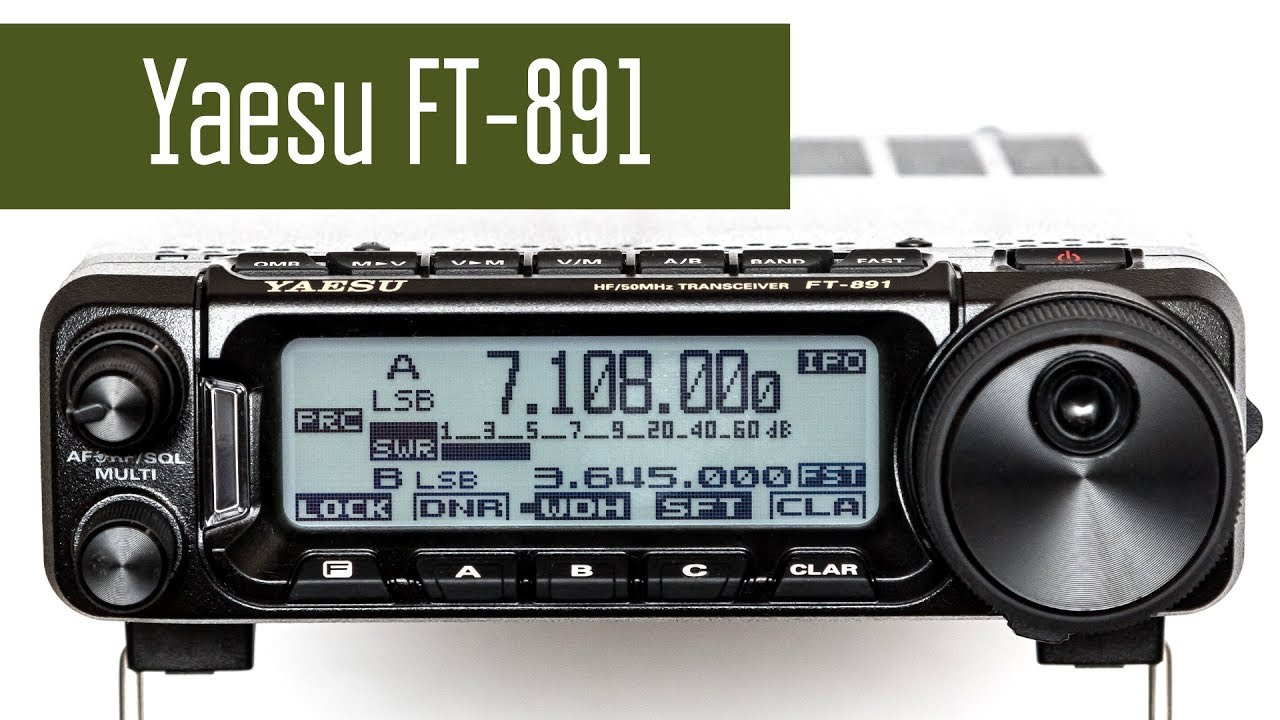 Yaesu FT-891 Малогабаритный КВ трансивер с DSP. Обзор часть 1.