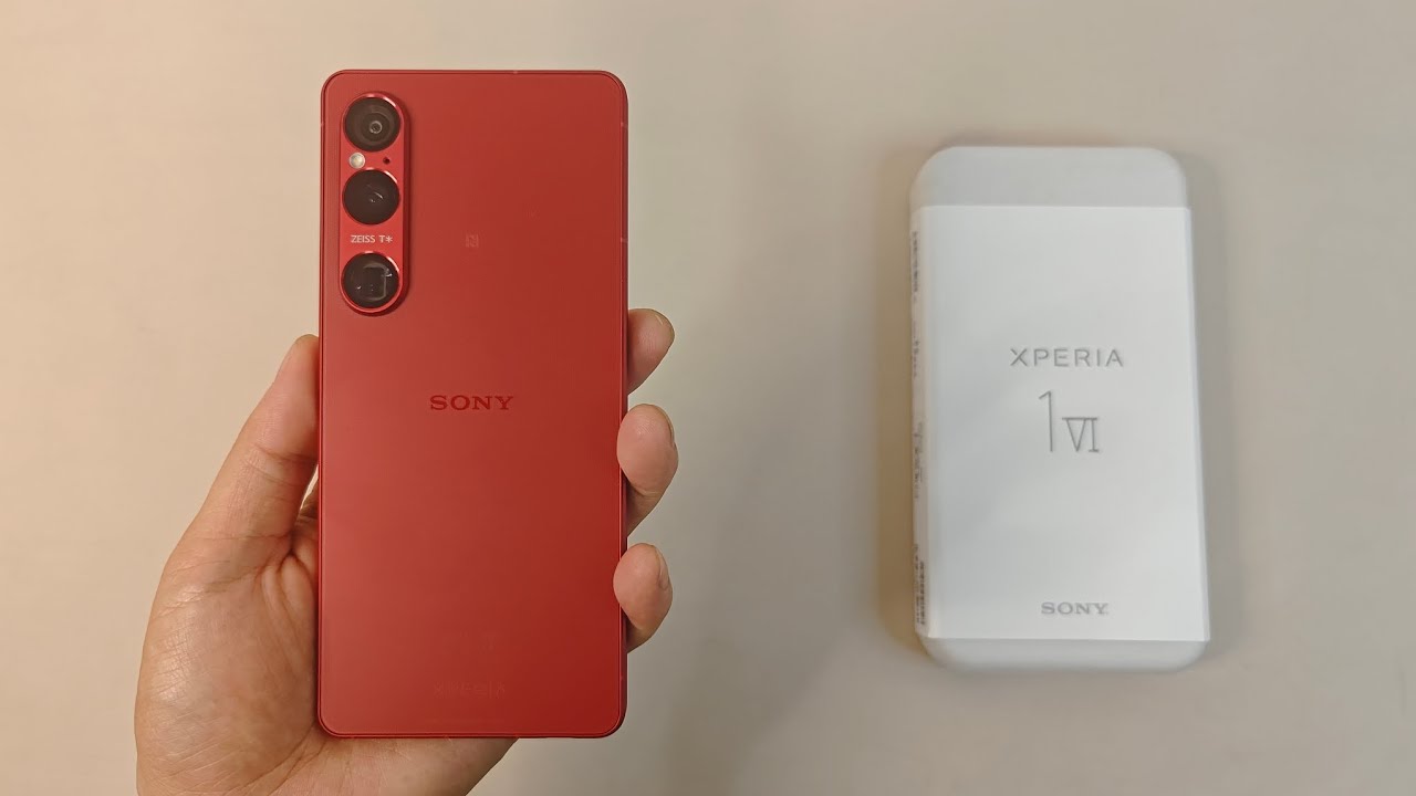 Sony Xperia 1VI Red Color Phone Unboxing & Hands On, Specification Can not Persuade The Price.