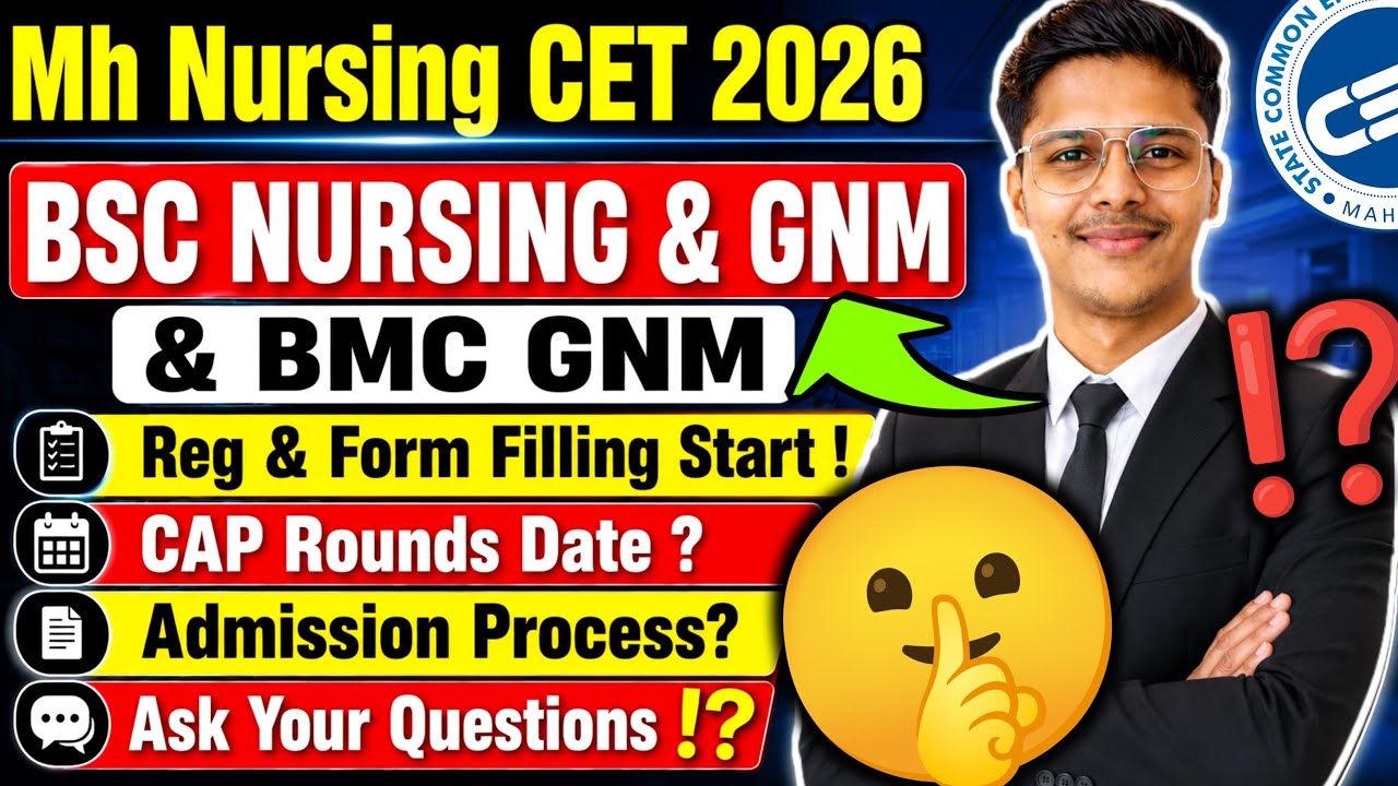 Mh Bsc Nursing Cap Round 2026 😱| Bmc Gnm Form Filling & Registration | Admission Process,Nursing Cet