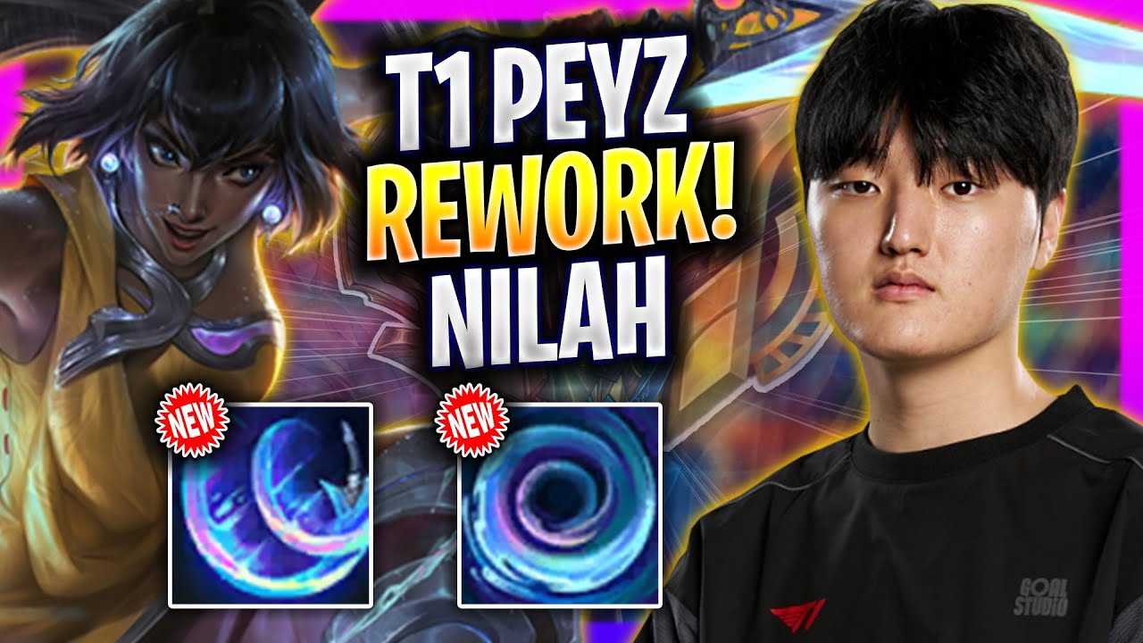 T1 PEYZ TRIES NILAH WITH NEW REWORK! - T1 Peyz Plays Nilah ADC vs Aphelios! | Season 2026